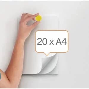 Image of Whiteboard Magnets 2.5Kg Yellow 38Mm, 10 Pack