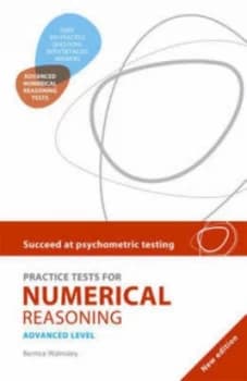 Image of Practice Tests for Numerical Reasoning Advanced Level by Bernice Walmsley Paperback