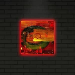 Image of 2828DACT-20 Multicolor Decorative LED Lighted Canvas Painting