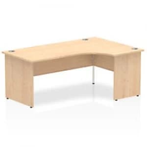 Image of Impulse Panel End 1800 Right Hand Crescent Desk Maple