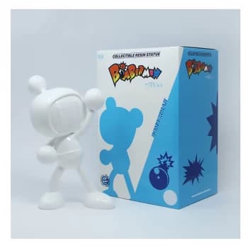 Image of Icons Bomberman 25cm Resin Statue - White