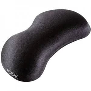 Image of LogiLink ID0136 Gel wrist support mat Ergonomic Black (W x H x D) 140 x 25 x 55 mm