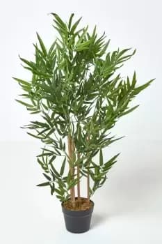 Image of Green 3ft Bamboo Tree Artificial Plant with Pot, 95 cm