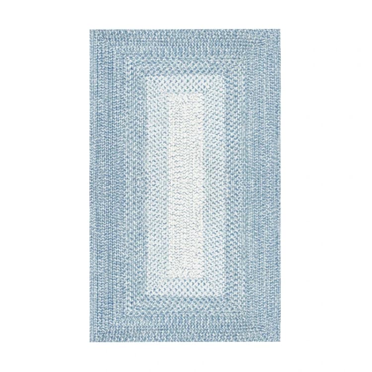 Image of Streetwize Jute Style Rug - Ocean Blue - 80cm x 150cm Blue One Size