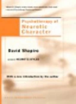 Image of Psychotherapy of Neurotic Character by David Shapiro Paperback