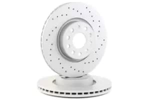 Image of ZIMMERMANN Brake disc VW,AUDI,SKODA 100.3300.52 1K0615301AA,5Q0615301F,1K0615301AA Brake rotor,Brake discs,Brake rotors 5Q0615301F,JZW615301H