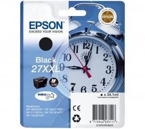 Image of Epson 27XXL Alarm Clock Black Ink Cartridge