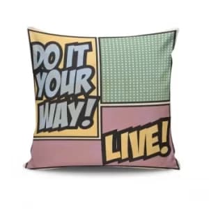 Image of NKRLNT-085 Multicolor Cushion