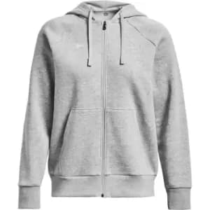 Image of Under Armour Rival Fleece FZ Hoodie - Grey