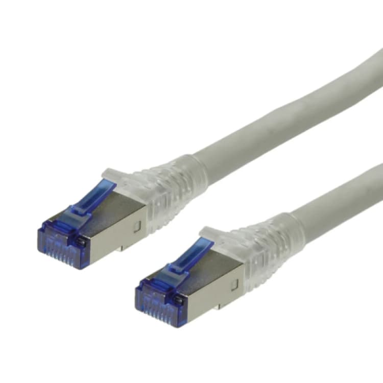 Image of ROLINE S/FTP Patch Cord Cat.6a. solid. LSOH. grey 90m