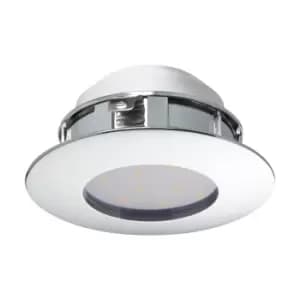 Image of Wall / Ceiling Flush Downlight Chrome Round Recess Spotlight 6W Built in LED