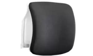 Image of Zure White Shell Black Fabric Headrest