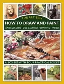 Image of Art Box - How to Draw and Paint (4-Book Slipcase) : Watercolours * Oils & Acrylics * Drawing * Pastels: A Box Set with Four Practical Books