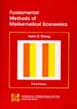 Image of Fundamental Methods of Mathematical Economics by Alpha C Chiang Book