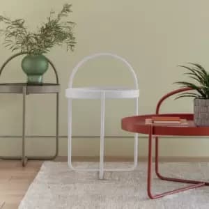 Image of Elwood Side Table, Iron White