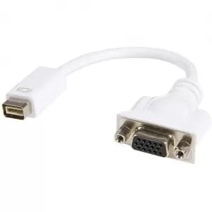 Image of Mini DisplayPort (M) to SVGA (F) White OEM Converter Adapter