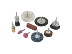 Image of Silverline 918557 Cleaning Polishing Kit 10pce 6mm