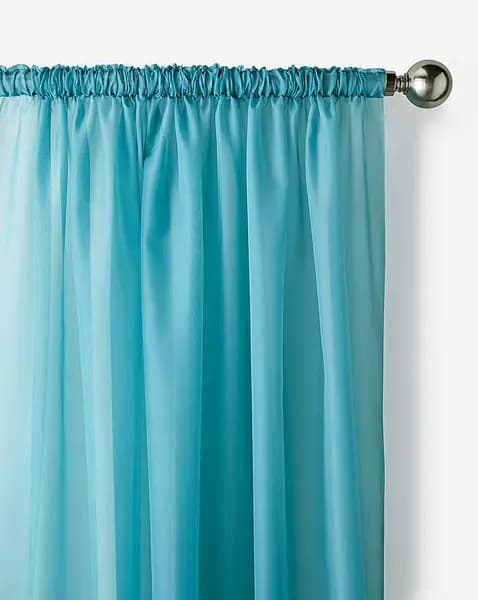 Image of Plain Dye Voile Pairs Top Slots Soft Teal 206CM XJ86235