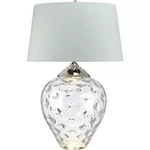 Image of Lampe de table Samara Verre propre 51 Cm