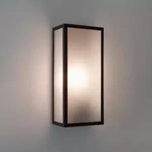 Image of Messina Outdoor Sensor Wall Lantern Black IP44, E27