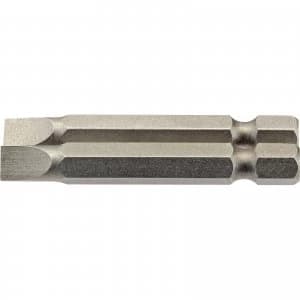 Image of Draper Slotted Screwdriver Bit 6mm 50mm Pack of 2