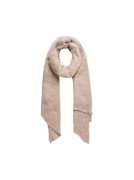 Image of PIECES Soft Knitted Long Scarf Women Pink