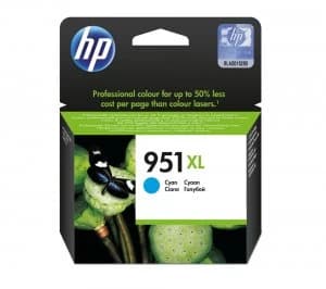 Image of HP 951XL Cyan Ink Cartridge