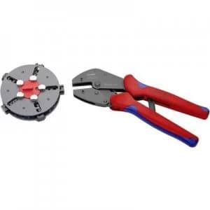 Image of Knipex MULTICRIMP 97 33 02 Crimper Non-insulated open end connectors, Insulated cable lugs, Insulated connectors, Ferrules, Non-insulated cable lugs I