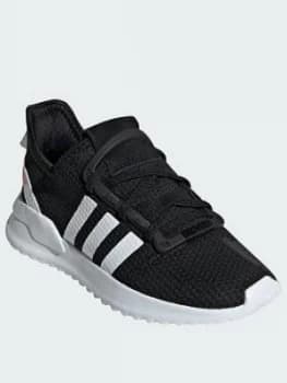 Image of adidas Originals U_Path Run Childrens Trainers - Black/White, Size 1