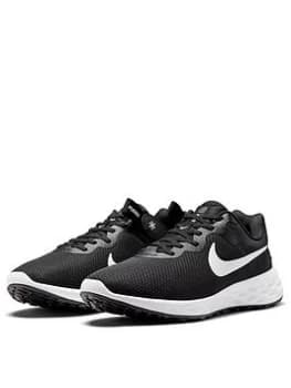 Image of Nike Revolution 6 Flyease - Black/White, Size 11, Men