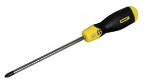 Image of Stanley Cushion Grip Pozidriv 1PT x 75mm Screwdriver