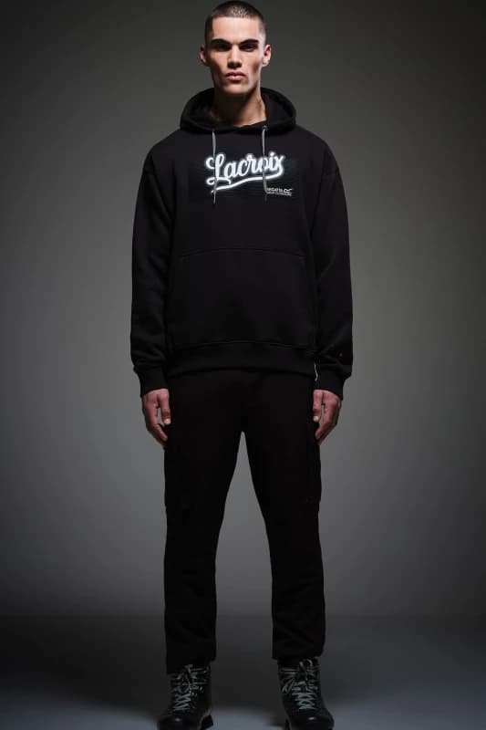 Image of Regatta Regatta Men Christian Lacroix - 'Miramas' Hoody in Black Size: 3X-Large Black XXXL Male 5063019296173