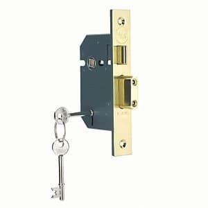 Image of Yale P-M550-PB-78 5 Lever Sashlock - Brass 76mm