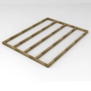 Image of Forest Garden 8X6 Timber Shed Base - Assembly Service Included Brown