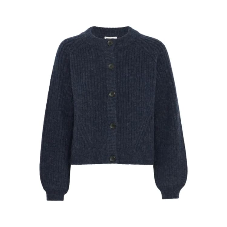 Image of b.Young Womens short cardigan b.young Nello Bleu Female XS