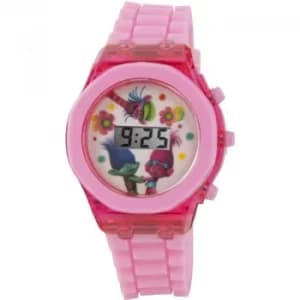 Image of Childrens Character Trolls LCD Watch