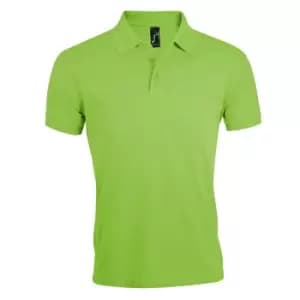 Image of SOLs Mens Prime Pique Plain Short Sleeve Polo Shirt (3XL) (Apple Green)