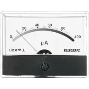 Image of VOLTCRAFT AM-86X65/100µA Panel-mounted measuring device AT THE-86 X 65/100 µA/DC Moving coil