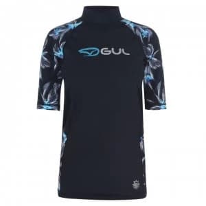 Image of Gul Short Sleeve Rash Vest Ladies - Black