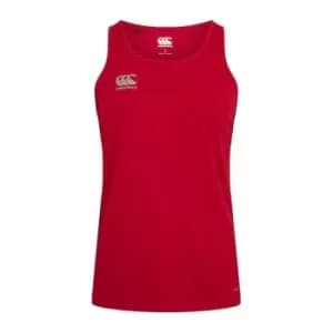 Image of Canterbury Vapodri Poly Flag Tank Top Mens - Red