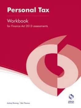 Image of Personal Tax finance Act 2013 Workbook by Aubrey Penning Paperback