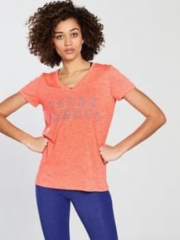 Image of Urban Armor Gear V Neck Twist Graphic Tee Multi Multi Size S Women