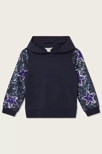 Image of Sequin Sleeve Hoodie