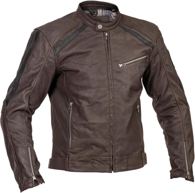 Image of Halvarssons Sandtorp Leather Jacket Brown Size 60