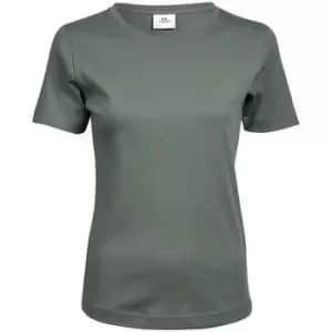 Image of Tee Jays Womens/Ladies Interlock T-Shirt (XXL) (Leaf Green)