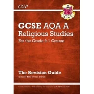 Image of New Grade 9-1 GCSE Religious Studies: AQA A Revision Guide with Online Edition by CGP Books (Paperback, 2017)