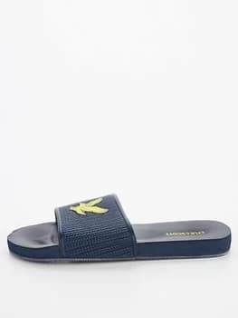 Image of Lyle & Scott Easy Slide, Dark Navy, Size 7, Men