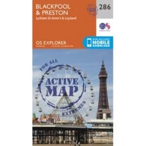 Image of Blackpool and Preston by Ordnance Survey (Sheet map, folded, 2015)