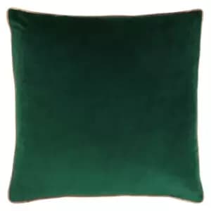 Image of Meridian Velvet Cushion Emerald/Blush