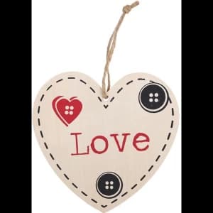 Image of Love Hanging Heart Sign